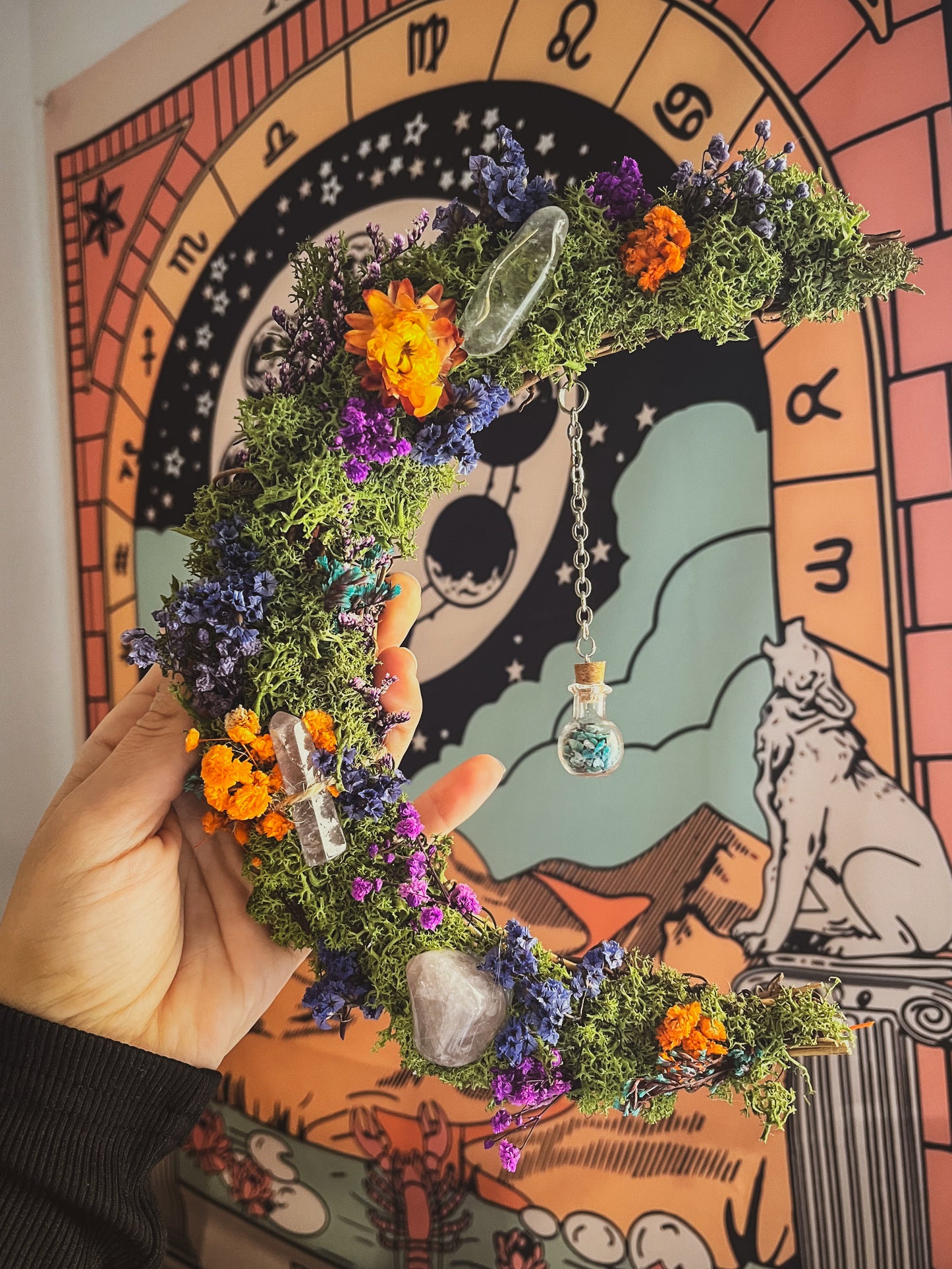 Corona flores personalizada