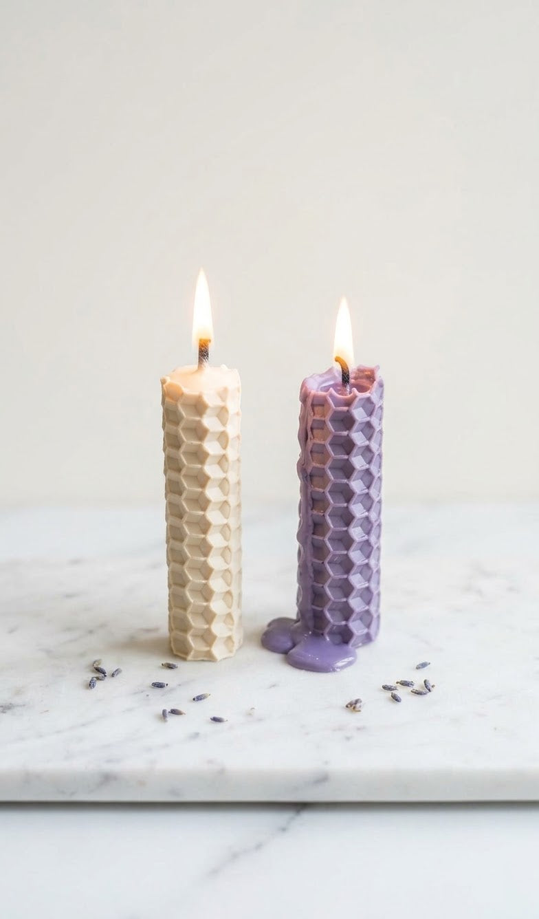 Mini vela de miel (colores)