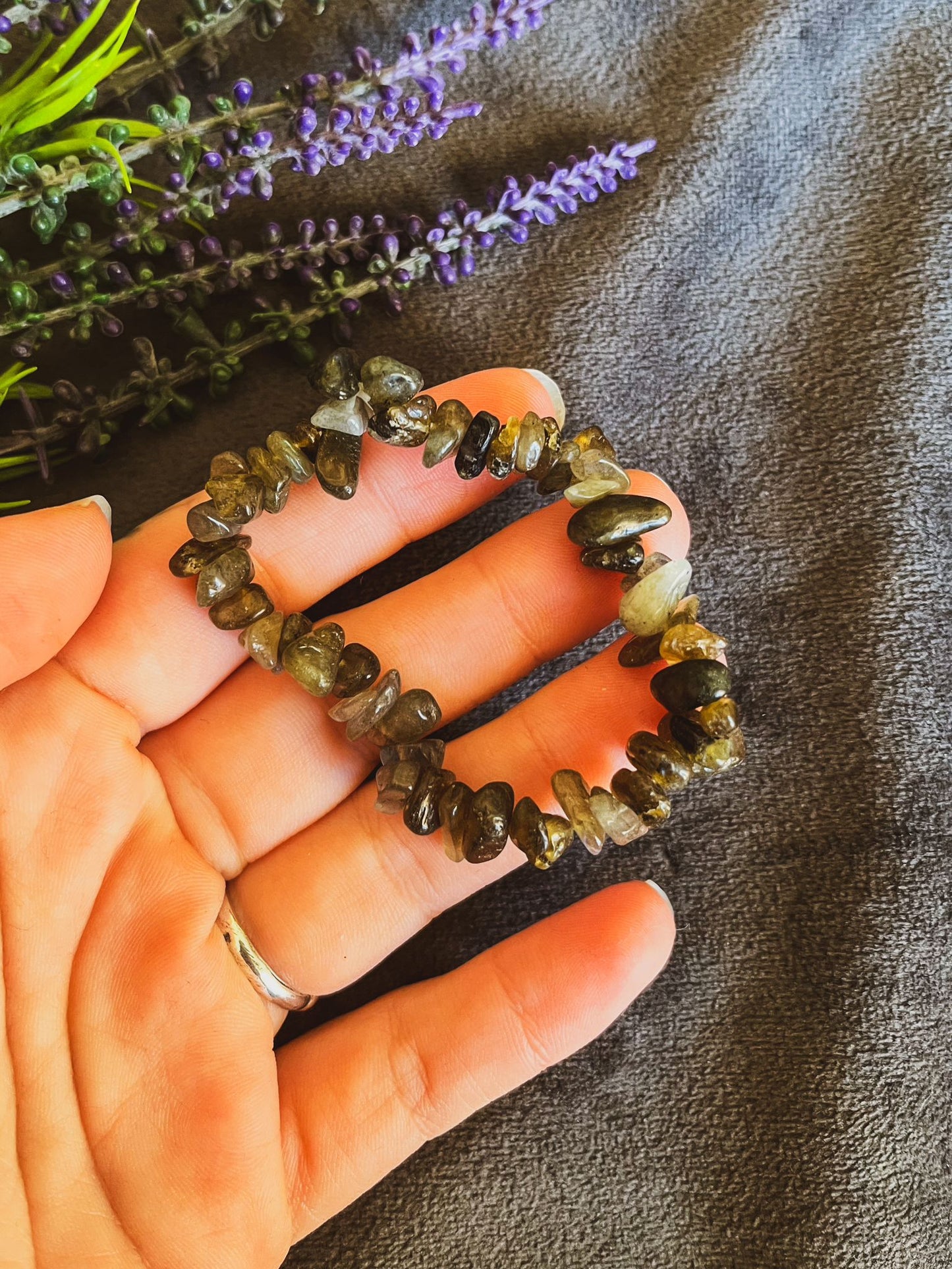 Pulsera de labradorita