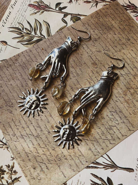 Sol con citrino natural