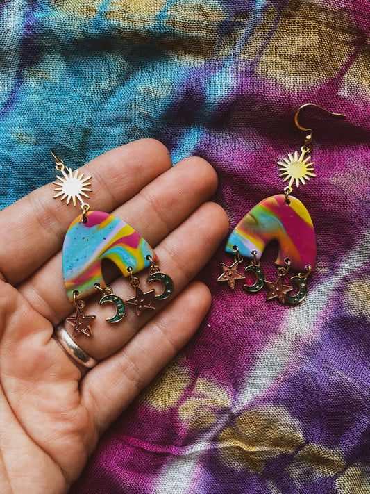 Sol, Luna y estrellas