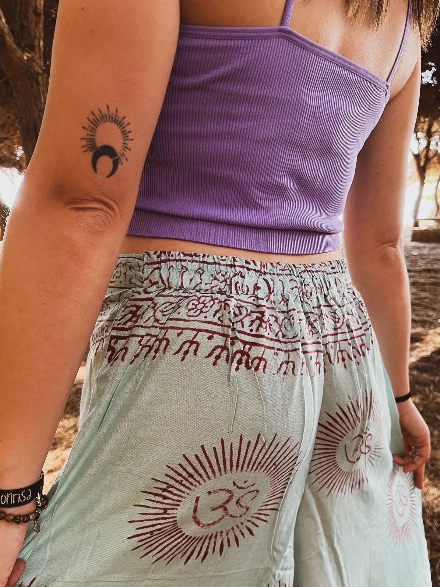 Pantalón de rayón