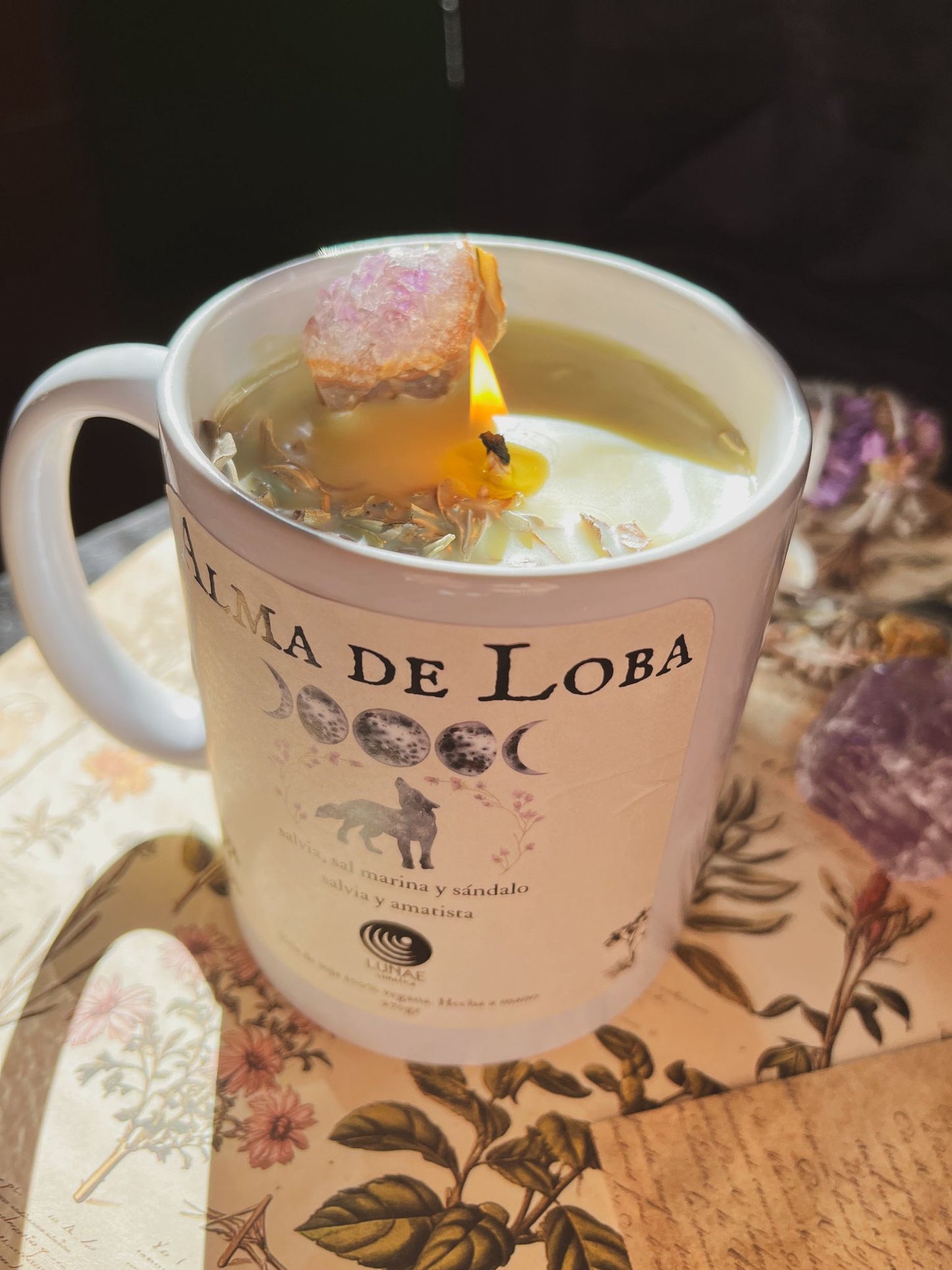 Alma de Loba: salvia, sal marina y sándalo