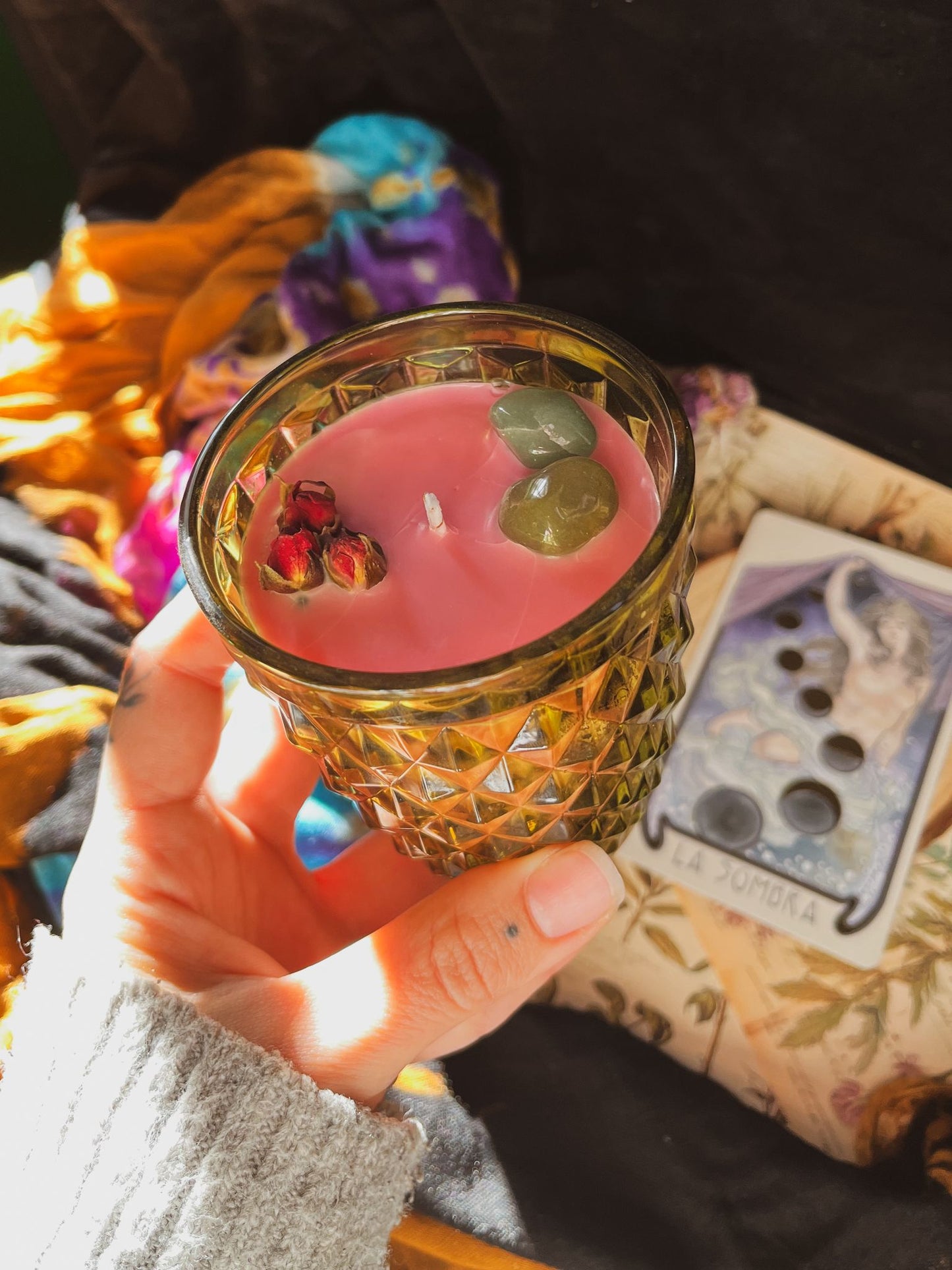 Vela Palo santo, incienso y mirra