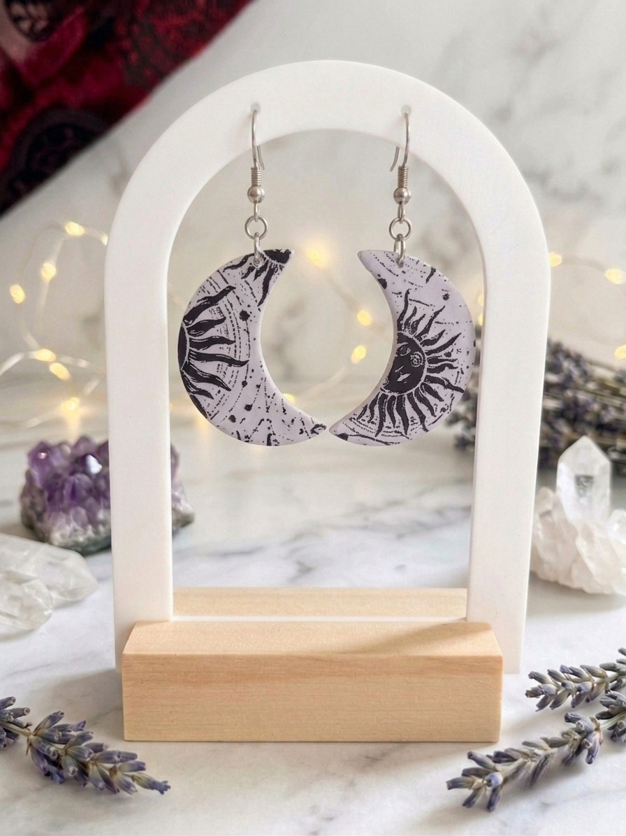 Pendientes Luna de Media Noche