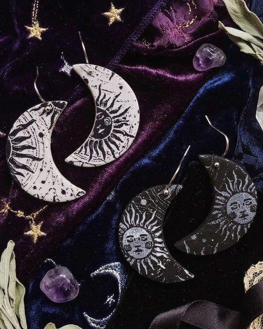 Pendientes Luna de Media Noche