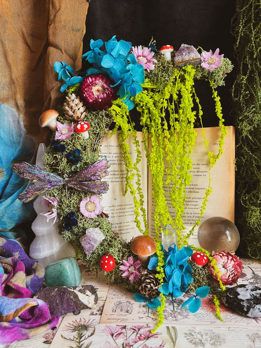 Corona flores personalizada