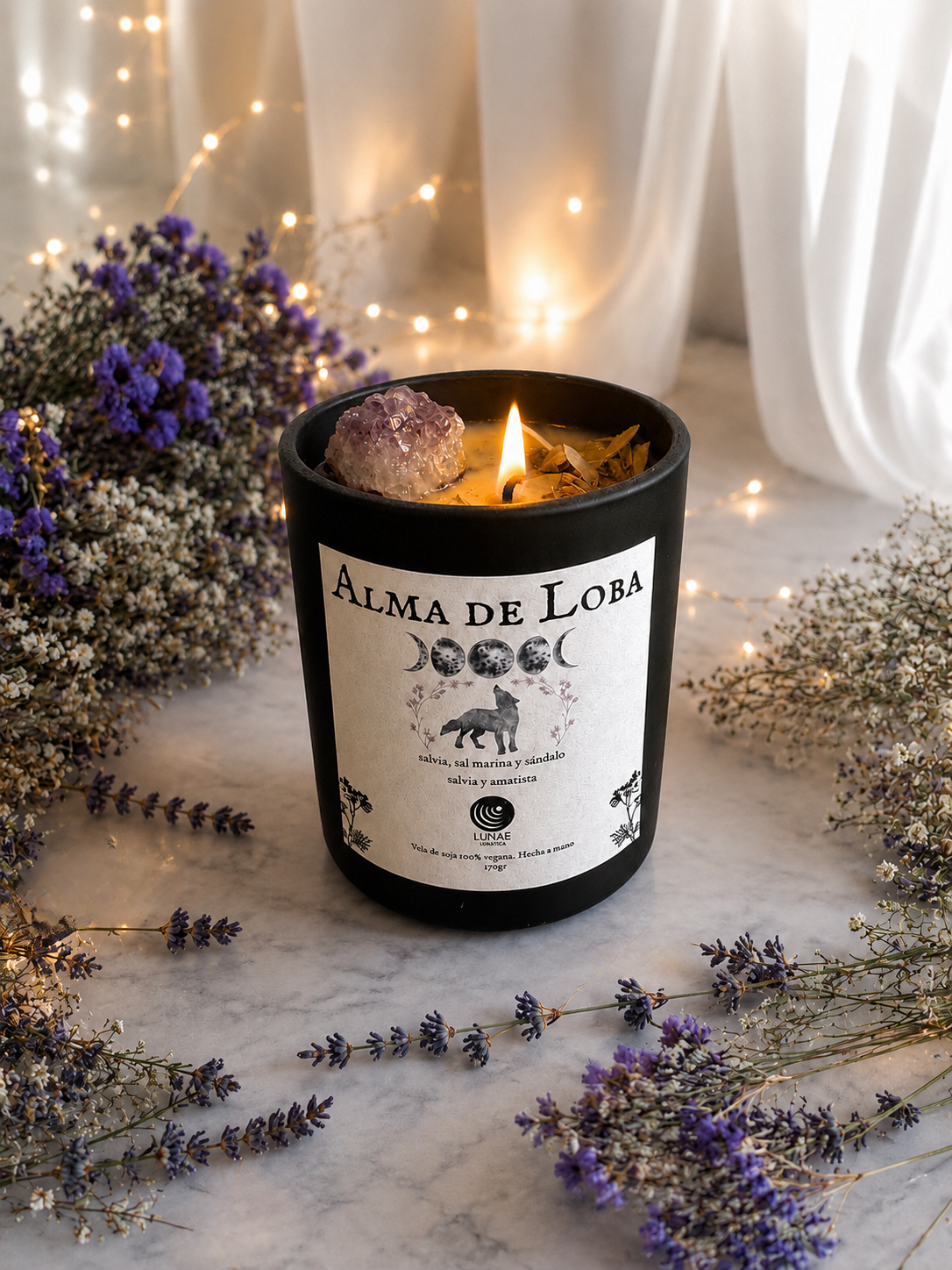 Alma de Loba: salvia, sal marina y sándalo