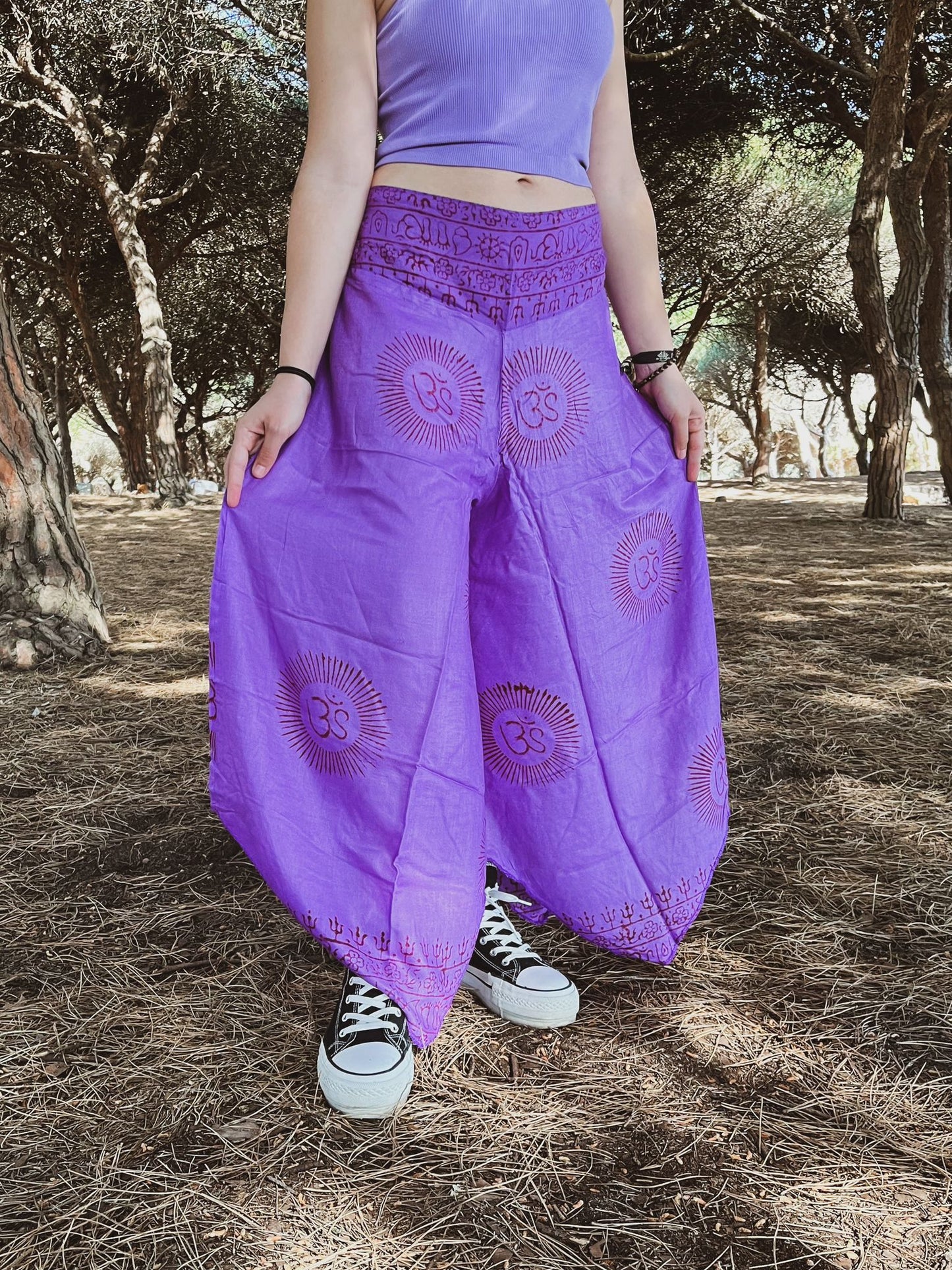 Pantalón de rayón
