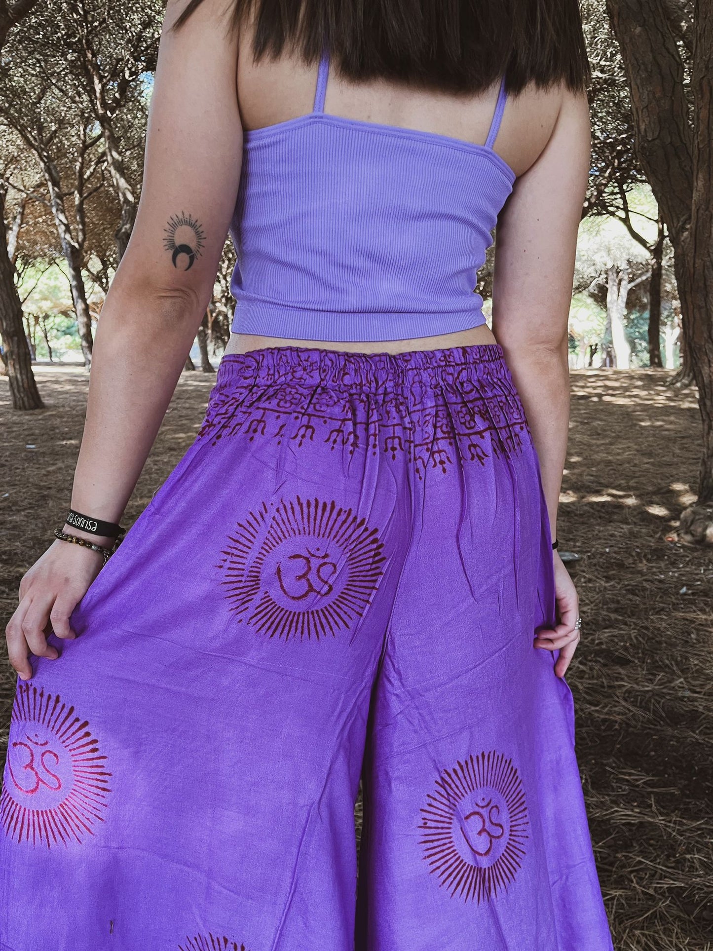 Pantalón de rayón