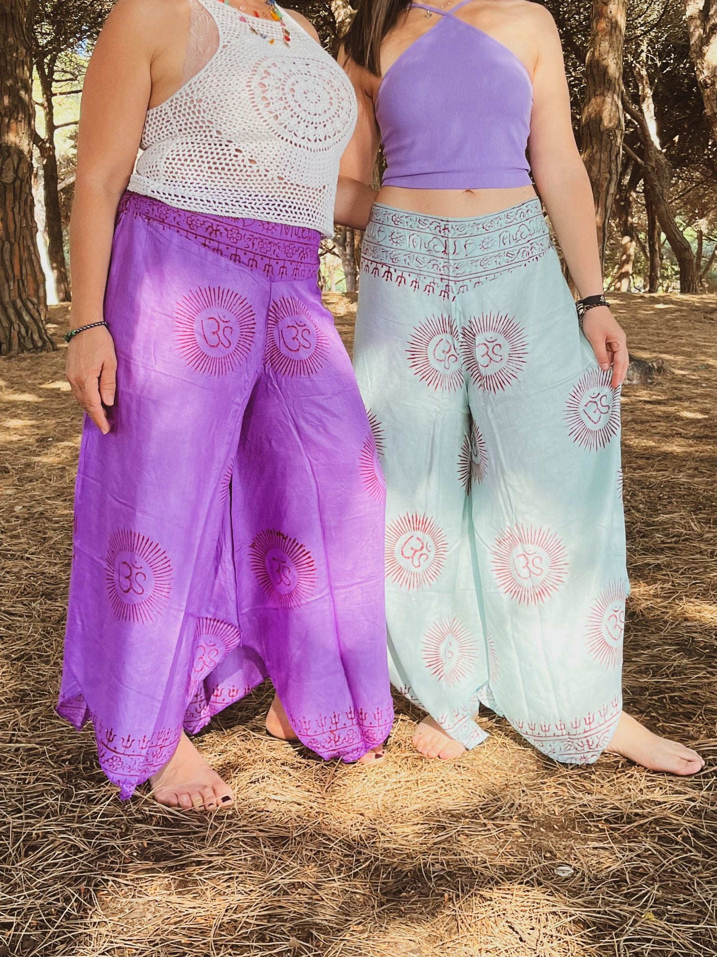 Pantalón de rayón