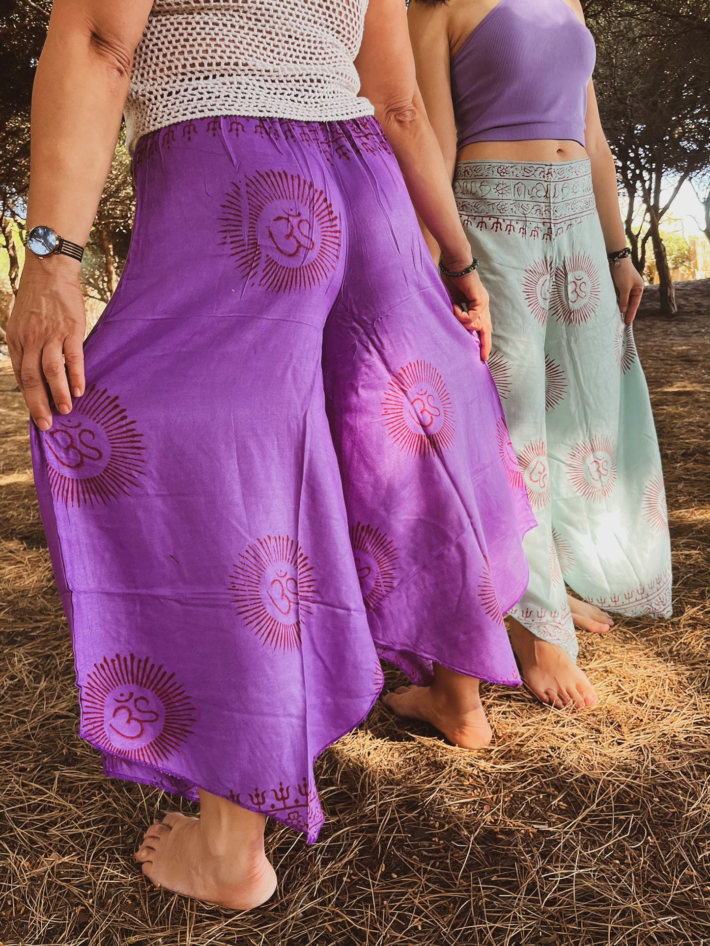Pantalón de rayón