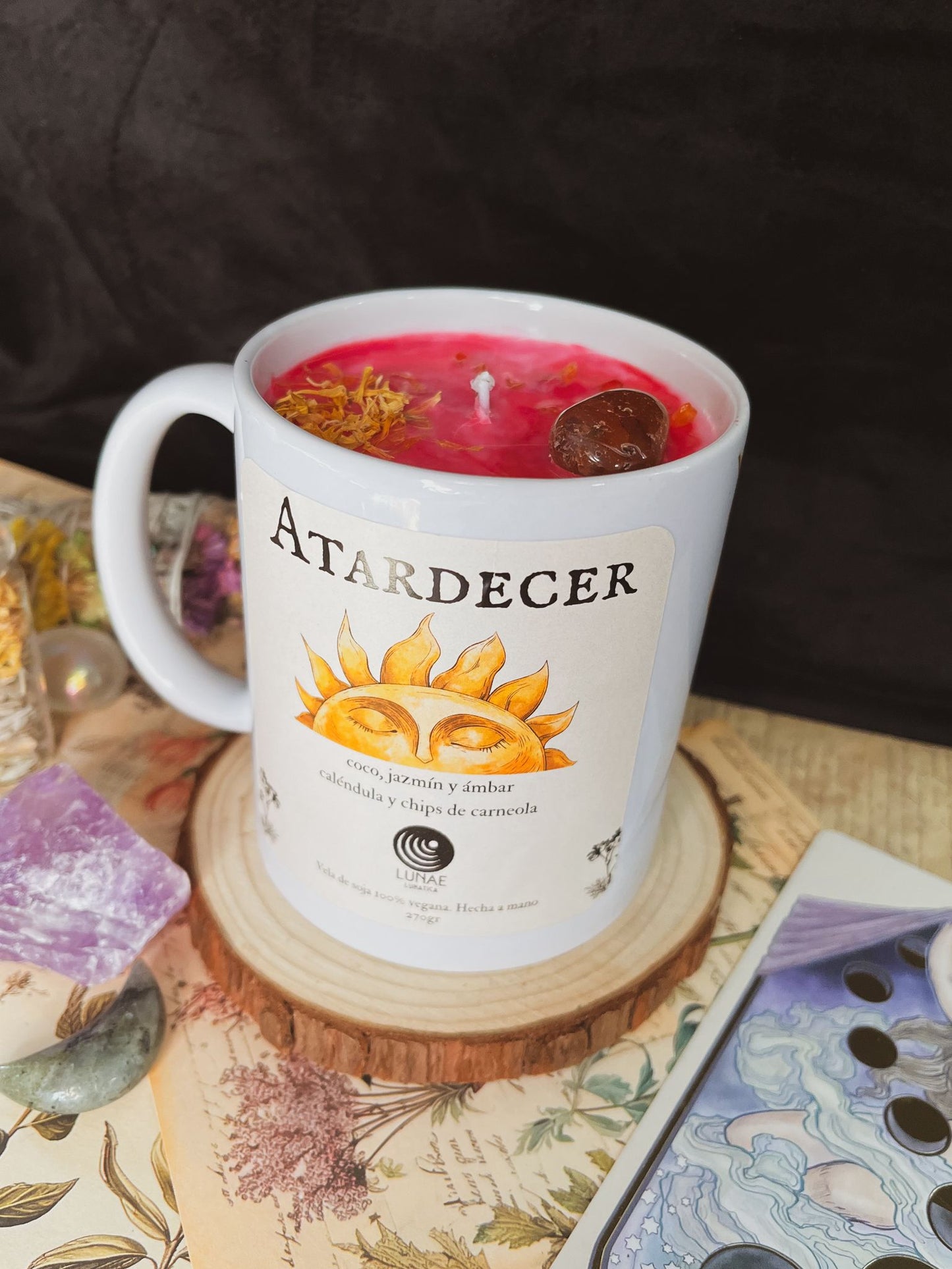 Atardecer: coco, jazmín y ámbar