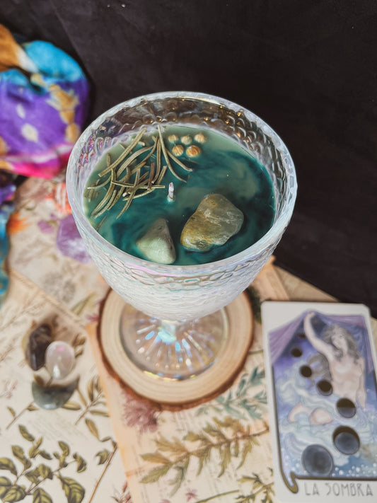 Vela lavanda, abedul y cedro